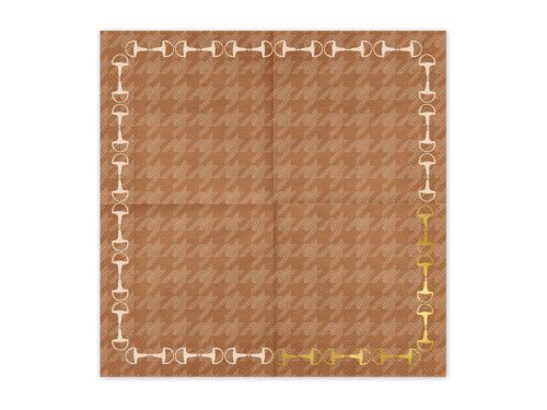 Napkins Stirrups, mix, 33x33 cm (1 pkt / 12 pc.)