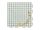 Kockás szalvéta masnival, 33x33 cm, mix (1 pkt / 12 db.)