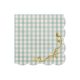 Kockás szalvéta masnival, 33x33 cm, mix (1 pkt / 12 db.)