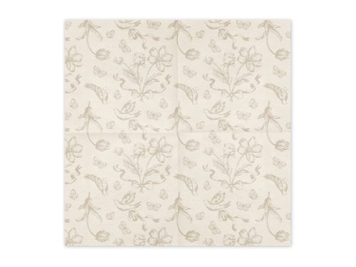 Szalvéta Virágok, 33x33, mix (1 pkt / 12 db.)