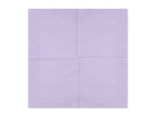 Levendula színű papírszalvéta 33x33 cm, 20 db-os csomag