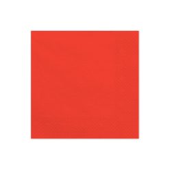   Piros papírszalvéta 33x33 cm, 20 db/csomag – dekorációhoz