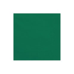 Sötétzöld papírszalvéta 33x33 cm, 20 darabos csomag