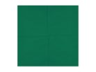 Sötétzöld papírszalvéta 33x33 cm, 20 darabos csomag