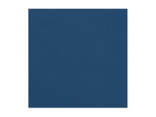 Sötétkék papír szalvéta 33x33 cm, 20 db/csomag