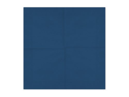 Sötétkék papír szalvéta 33x33 cm, 20 db/csomag