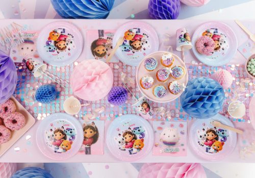 Gabby's Dollhouse szalvéta, 33x33 cm, színes vegyes csomag