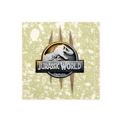   Jurassic World papírszalvéta, zöld mintával, 33x33 cm, 20 db