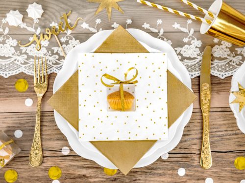 Pöttyös szalvéták, 33x33 cm (1 db / 20 db)