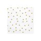 Szalvéták Csillagok, arany, 33x33cm (1 db / 20 db.)