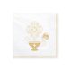 Napkins Holy Baptism, 33x33cm, gold (1 pkt / 20 pc.)