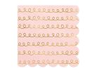 Szalvéták Tracing Patterns, világos púder rózsaszín, 32x32cm (1 db / 20 db.)