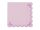 Fodros szalvéták, 33x33 cm, lila (1 pkt / 12 db.)