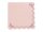 Fodros szalvéták, 33x33 cm, világos rózsaszín (1 db / 12 db)