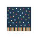 Szalvéták Stars, 33x33 cm, sötétkék (1 db / 12 db.)