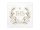 Napkins IHS, 33x33 cm, gold (1 pkt / 12 pc.)