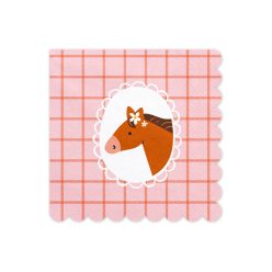 Horse Napkins, 33x33 cm, mix (1 pkt / 12 pc.)