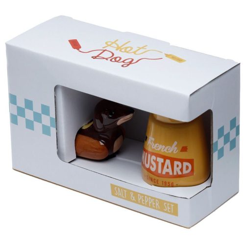 Só-Bors Szett - Hot Dog Kutya és Mustár - Fast Food