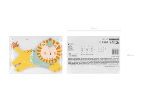 Leo szalvéták, mix, 16x10 cm (1 db / 20 db.)