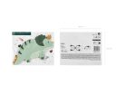 Napkins Triceratops, 18x10 cm, mix (1 pkt / 12 pc.)