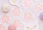 Napkins - Kitty Paws, mix, 15,5 x 14,5 cm (1 pkt / 12 pc.)