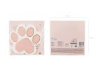 Napkins - Kitty Paws, mix, 15,5 x 14,5 cm (1 pkt / 12 pc.)