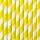 Paper Straws, yellow, 19.5cm (1 pkt / 10 pc.)