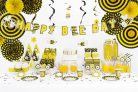 Paper Straws, yellow, 19.5cm (1 pkt / 10 pc.)