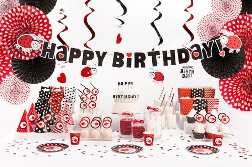 Papírszívószálak, piros, 19,5 cm (1 db / 10 db)