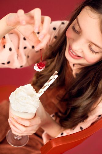 Papírszívószálak, világos rózsaszín arany, 19,5 cm (1 db / 10 db)