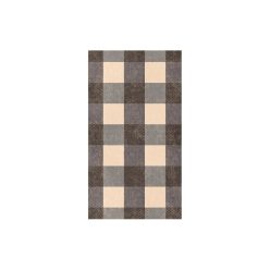 Kockás papír szalvéta 33x40 cm, vegyes szín, 20 db