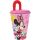 Disney Minnie Spring szívószálas pohár, műanyag 430 ml