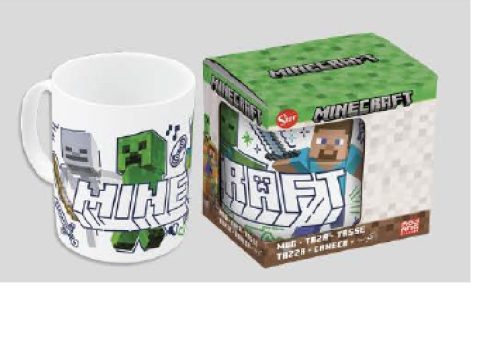 Minecraft Explore More porcelán bögre 235 ml (8 oz) Díszdobozban