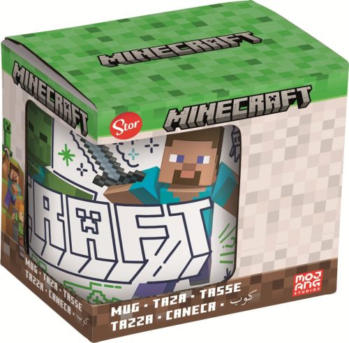 Minecraft Explore More porcelán bögre 235 ml (8 oz) Díszdobozban