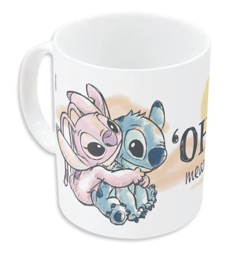 Disney Lilo és Stitch, A csillagkutya Family porcelán bögre 325 ml (11 oz) Díszdobozban