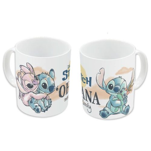 Disney Lilo és Stitch, A csillagkutya Family porcelán bögre 325 ml (11 oz) Díszdobozban