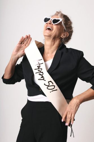 Happy 50 Sík, krém, 76 cm