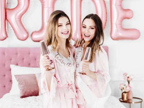 Vállszalag Team bride, fehér, 75 cm