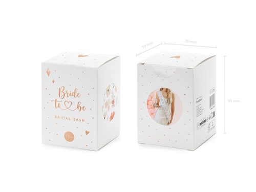 Vállszalag menyasszony, vegyes, 76cm