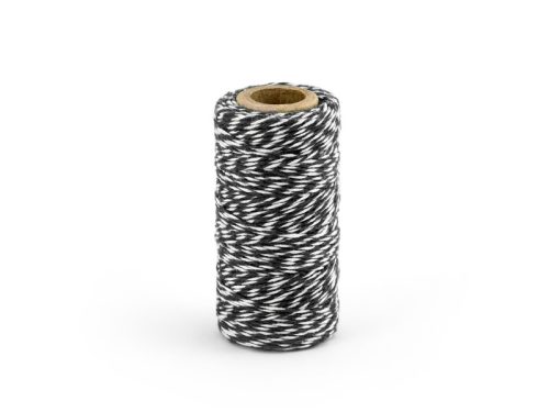 Baker's Twine, fekete, 50 m (1 db / 50 lm)