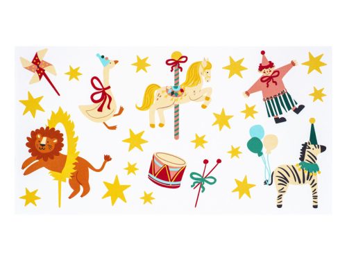 Circus Tattoos, mix (1 pkt / 24 db.)