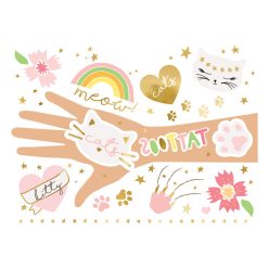 Ideiglenes tetoválás Macskák, keverék (1 db / 12 db)