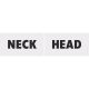 Vicces táblák Head & Neck (1 db / 2 db)