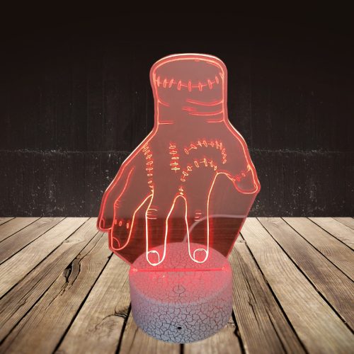 Izé mintás 3D lámpa - Wednesday sorozat ihlette lámpa