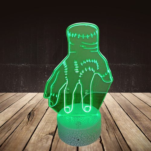 Izé mintás 3D lámpa - Wednesday sorozat ihlette lámpa