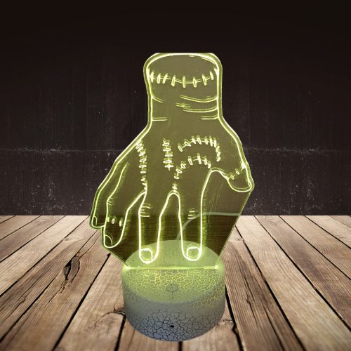 Izé mintás 3D lámpa - Wednesday sorozat ihlette lámpa