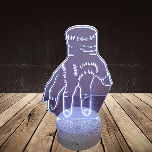 Izé mintás 3D lámpa - Wednesday sorozat ihlette lámpa