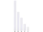 Tulle Plain, white, 0.3 x 9m (1 pc. / 9 lm)