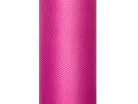Tulle egyszínű, fukszia, 0,3 x 9 m