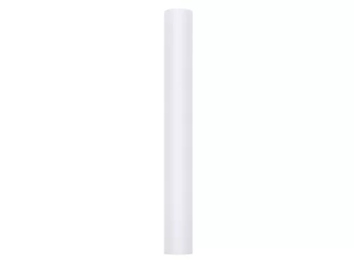 egyszínű tüll, fehér, 0,5 x 9 m (1 db / 9 lm)